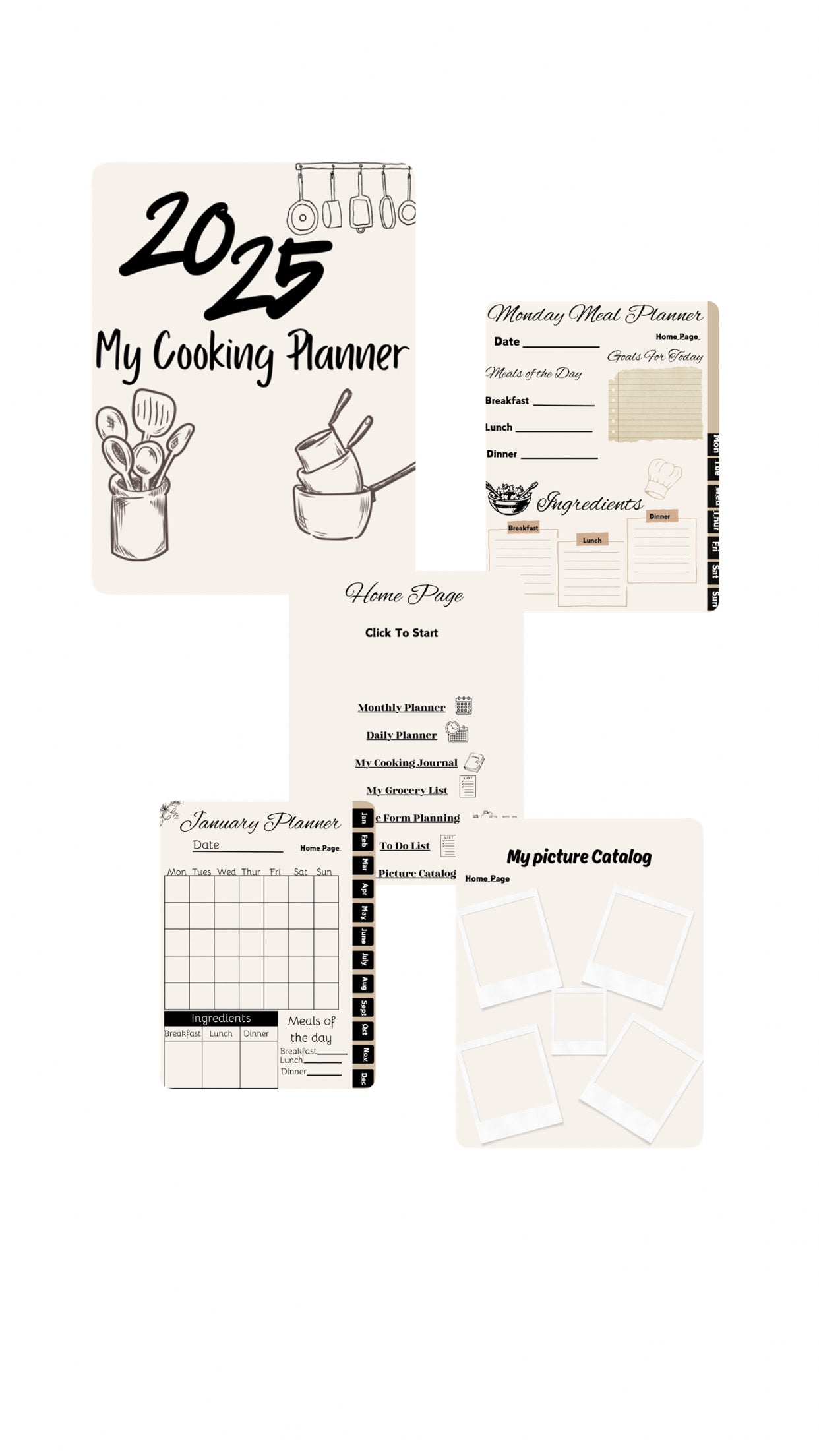 My Cooking digital Planner